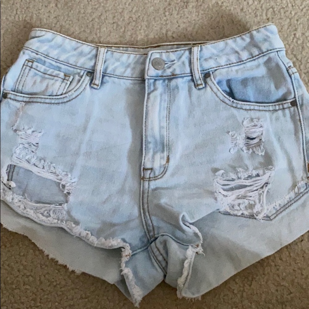 Blue Denim Shorts